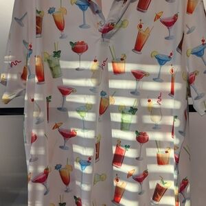 Sunday Swagger Men's Cocktail Print Shirt